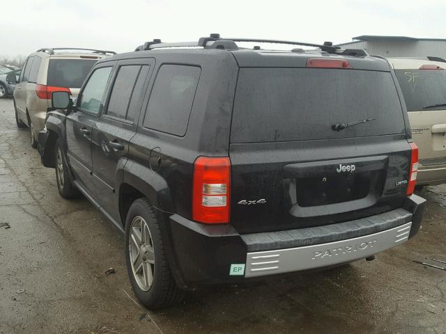 1J8FF48W77D279113 - 2007 JEEP PATRIOT LI BLACK photo 3