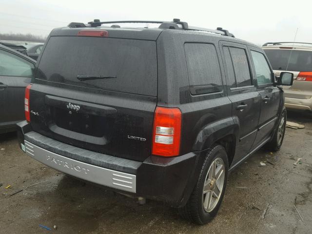 1J8FF48W77D279113 - 2007 JEEP PATRIOT LI BLACK photo 4