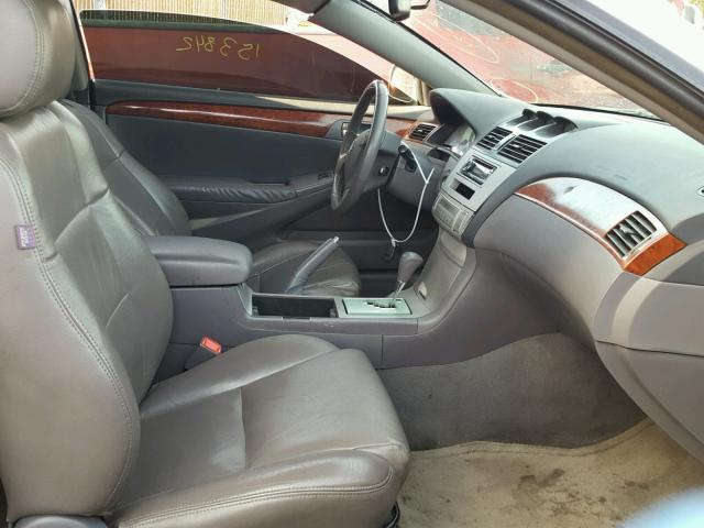 4T1CE38P86U749708 - 2006 TOYOTA CAMRY SOLA SILVER photo 5