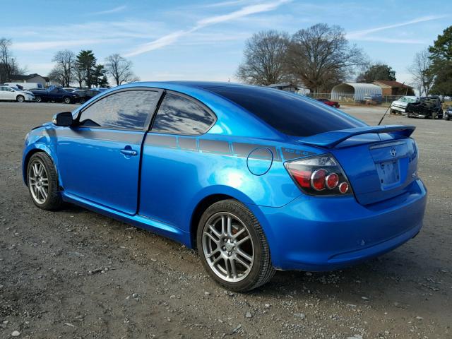 JTKDE3B74A0316784 - 2010 TOYOTA SCION TC BLUE photo 3