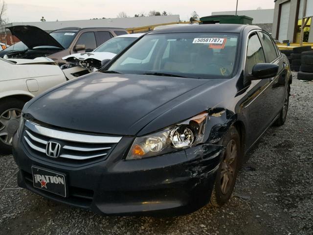 1HGCP2F68CA024434 - 2012 HONDA ACCORD SE BLACK photo 2