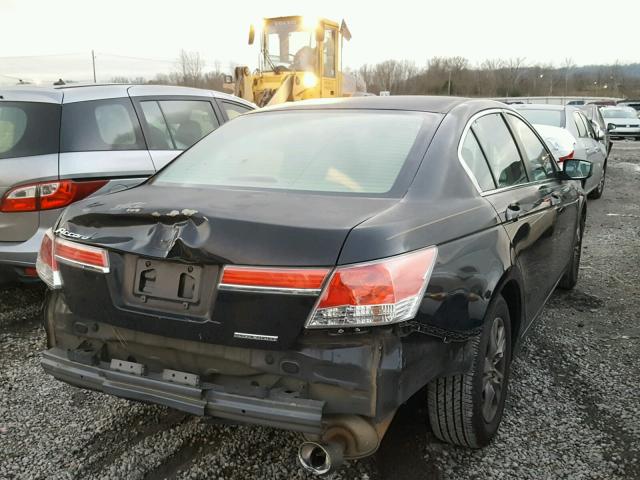 1HGCP2F68CA024434 - 2012 HONDA ACCORD SE BLACK photo 4