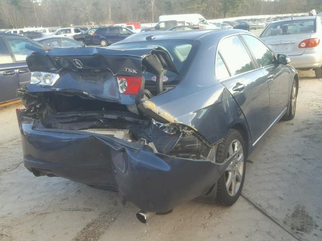 JH4CL95805C024777 - 2005 ACURA TSX BLUE photo 4