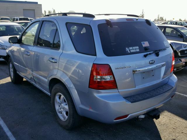 KNDJC735585767210 - 2008 KIA SORENTO EX SILVER photo 3