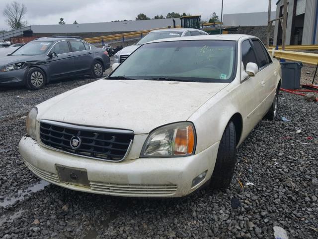 1G6KE57Y41U184469 - 2001 CADILLAC DEVILLE DH WHITE photo 2