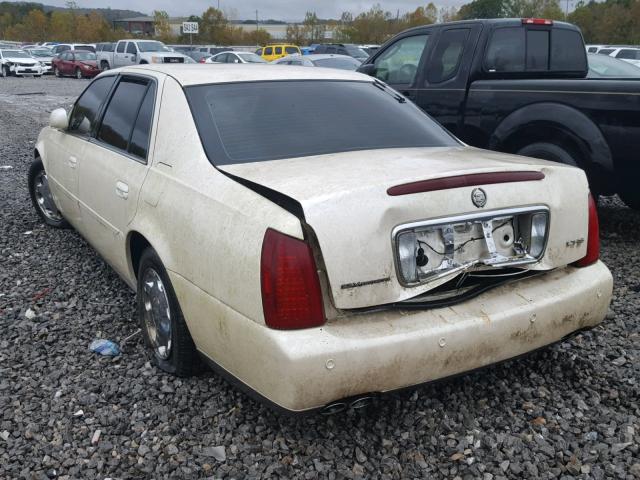 1G6KE57Y41U184469 - 2001 CADILLAC DEVILLE DH WHITE photo 3