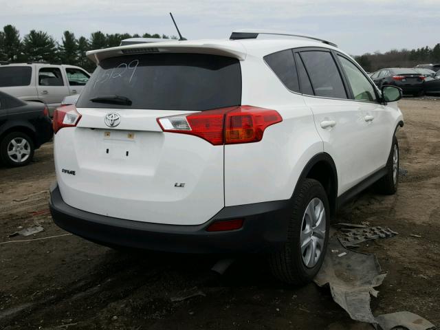 JTMZFREVXFJ025747 - 2015 TOYOTA RAV4 LE WHITE photo 4