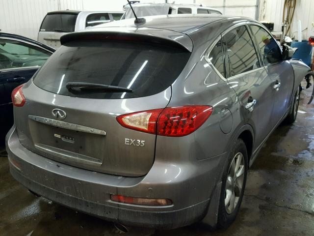JNKAJ09F48M354261 - 2008 INFINITI EX35 BASE GRAY photo 4