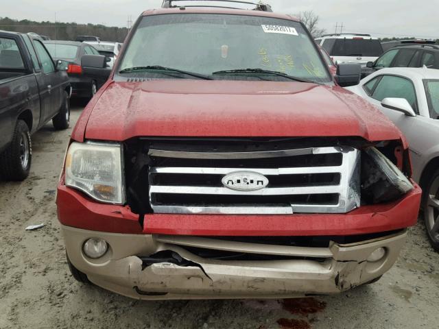 1FMFU17518LA61000 - 2008 FORD EXPEDITION RED photo 1