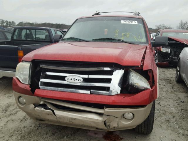 1FMFU17518LA61000 - 2008 FORD EXPEDITION RED photo 2
