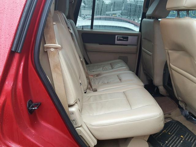 1FMFU17518LA61000 - 2008 FORD EXPEDITION RED photo 6