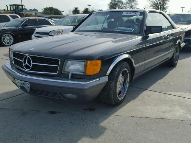 WDBCA45E6LA541220 - 1990 MERCEDES-BENZ 560 SEC BLACK photo 2