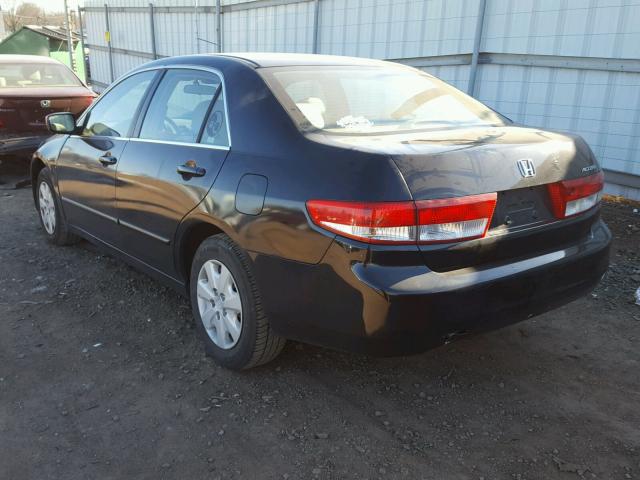 1HGCM56323A018452 - 2003 HONDA ACCORD LX BLACK photo 3