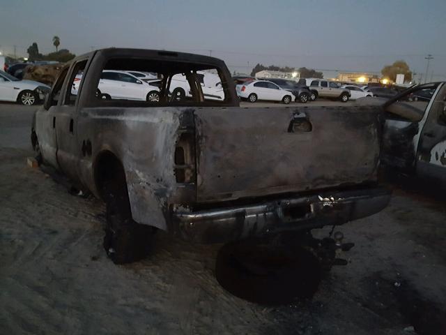 1FTNW20S04EB19662 - 2004 FORD F250 SUPER BURN photo 3