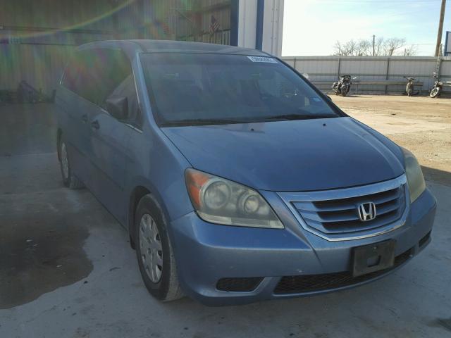 5FNRL38279B043304 - 2009 HONDA ODYSSEY LX BLUE photo 1