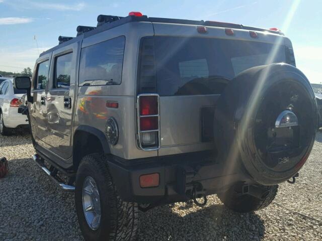 5GRGN23U76H120106 - 2006 HUMMER H2 BEIGE photo 3