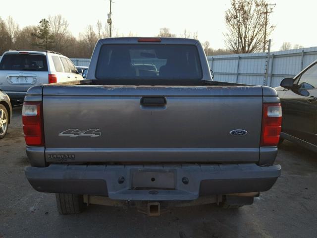 1FTZR11UX4TA10267 - 2004 FORD RANGER GRAY photo 6