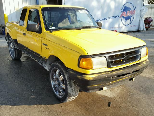 1FTCR15X5SPA72174 - 1995 FORD RANGER SUP YELLOW photo 1