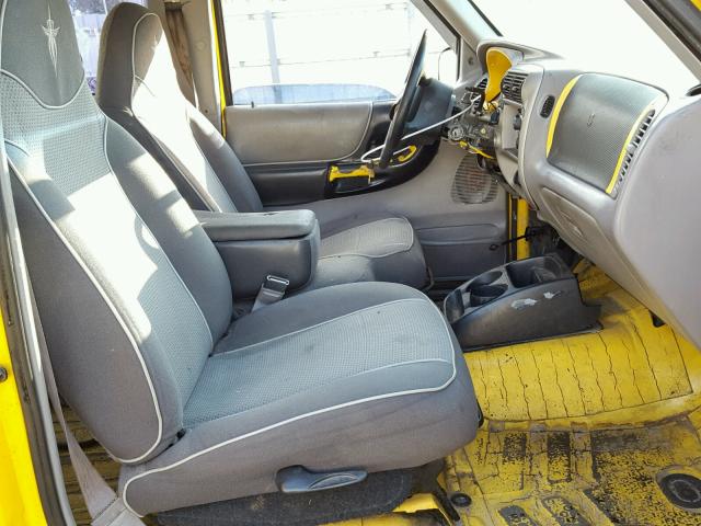 1FTCR15X5SPA72174 - 1995 FORD RANGER SUP YELLOW photo 5