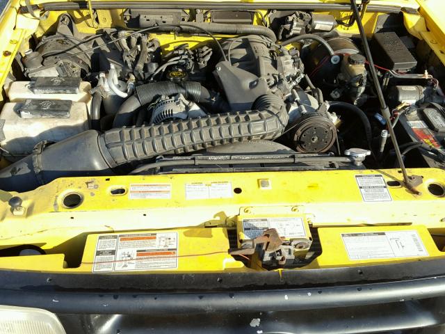 1FTCR15X5SPA72174 - 1995 FORD RANGER SUP YELLOW photo 7