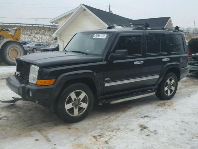 1J8HG48K56C291574 - 2006 JEEP COMMANDER შავი ფოტო 2