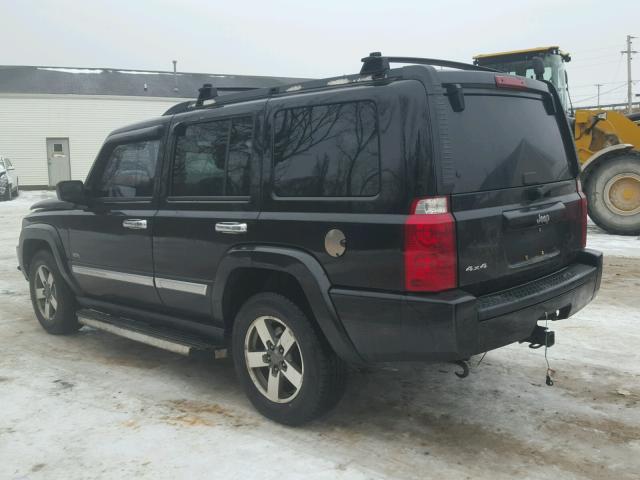 1J8HG48K56C291574 - 2006 JEEP COMMANDER BLACK photo 3