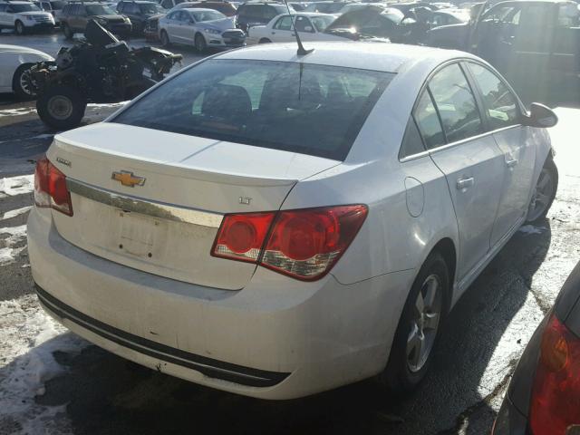 1G1PC5SB1E7298647 - 2014 CHEVROLET CRUZE LT WHITE photo 4