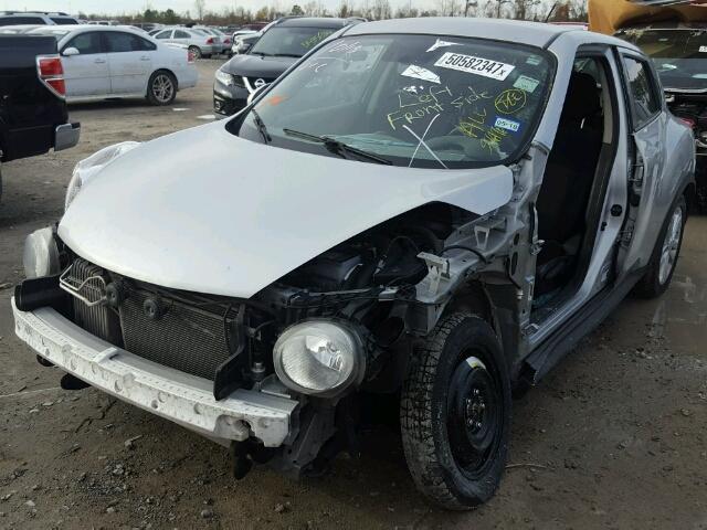 JN8AF5MV3DT214401 - 2013 NISSAN JUKE S SILVER photo 2