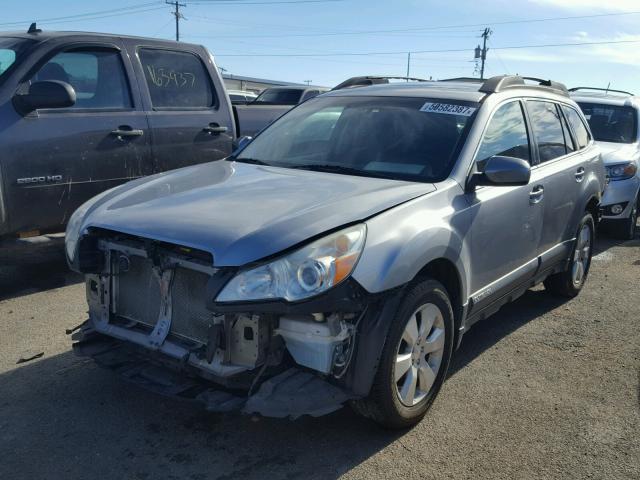 4S4BRBKC7B3322052 - 2011 SUBARU OUTBACK 2. SILVER photo 2