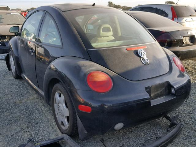 3VWBB61C4WM015215 - 1998 VOLKSWAGEN NEW BEETLE 黑色 照片 3