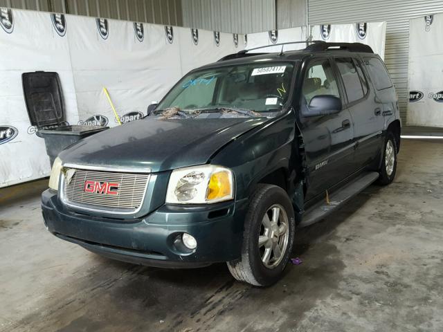 1GKES16S856150395 - 2005 GMC ENVOY XL GREEN photo 2