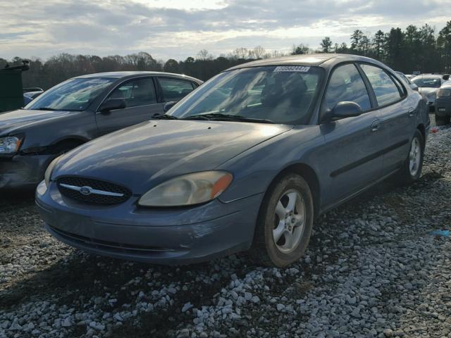 1FAFP53U11A144367 - 2001 FORD TAURUS SE BLUE photo 2