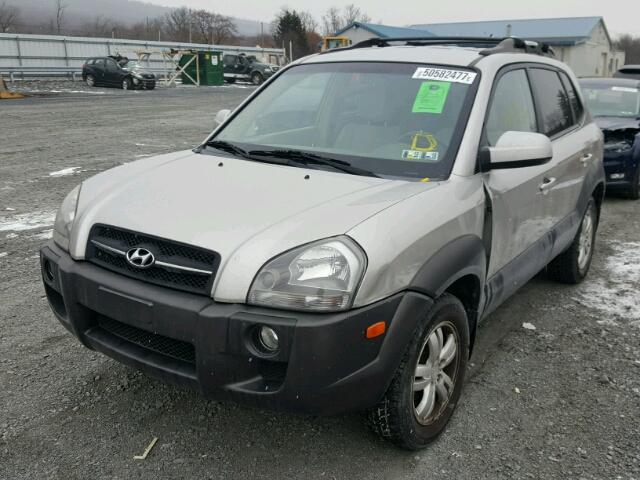 KM8JN12D86U431730 - 2006 HYUNDAI TUCSON GLS GRAY photo 2