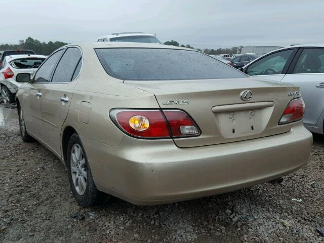 JTHBF30G430115967 - 2003 LEXUS ES 300 GOLD photo 3