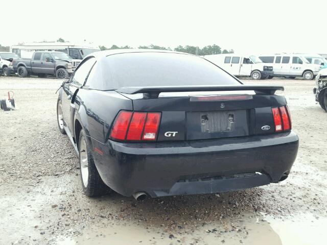 1FAFP42X34F168666 - 2004 FORD MUSTANG GT BLACK photo 3