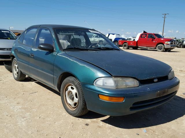 1Y1SK5260TZ031018 - 1996 GEO PRIZM BASE მწვანე ფოტო 1