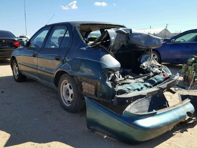 1Y1SK5260TZ031018 - 1996 GEO PRIZM BASE მწვანე ფოტო 3