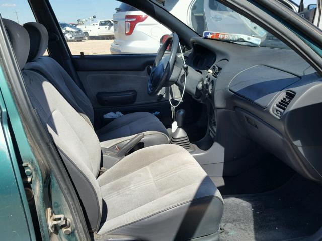 1Y1SK5260TZ031018 - 1996 GEO PRIZM BASE მწვანე ფოტო 5