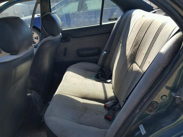 1Y1SK5260TZ031018 - 1996 GEO PRIZM BASE მწვანე ფოტო 6