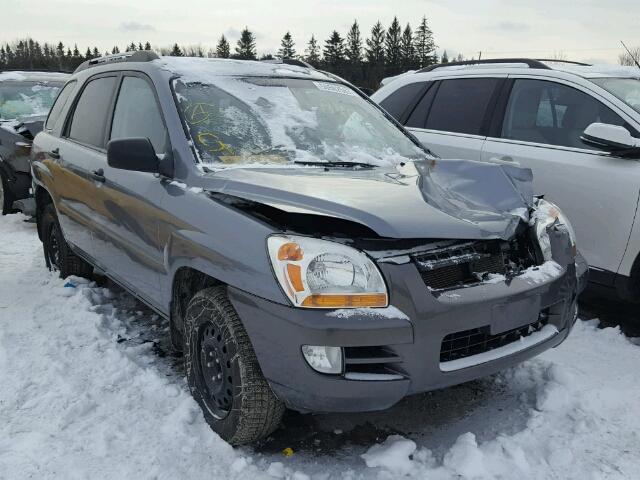 KNDJF722877438681 - 2007 KIA SPORTAGE L GRAY photo 1