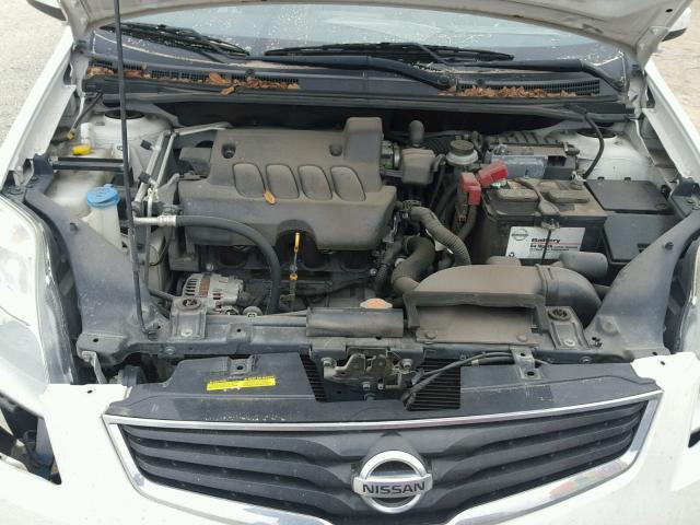 3N1AB6AP6CL773546 - 2012 NISSAN SENTRA 2.0 WHITE photo 7