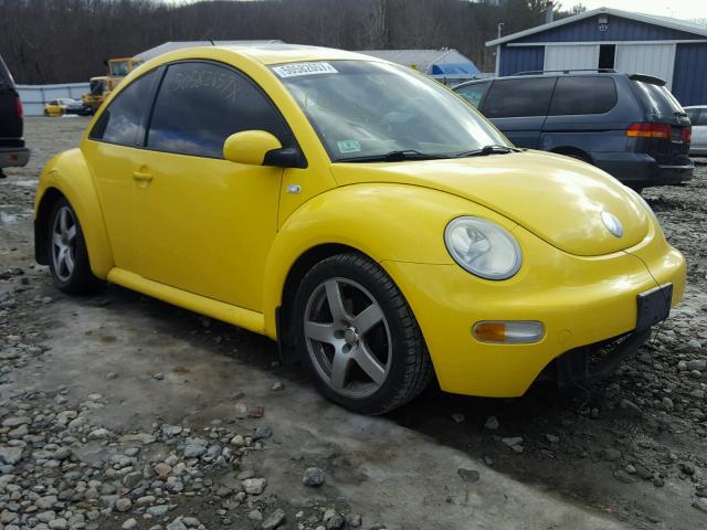 3VWCD21C02M448211 - 2002 VOLKSWAGEN NEW BEETLE YELLOW photo 1