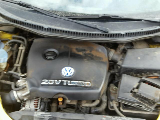 3VWCD21C02M448211 - 2002 VOLKSWAGEN NEW BEETLE 黄色 照片 7