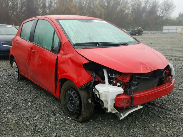 VNKKTUD33FA028784 - 2015 TOYOTA YARIS RED photo 1