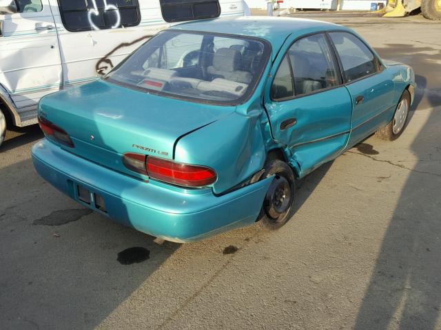 1Y1SK5362PZ009560 - 1993 GEO PRIZM BASE GREEN photo 4