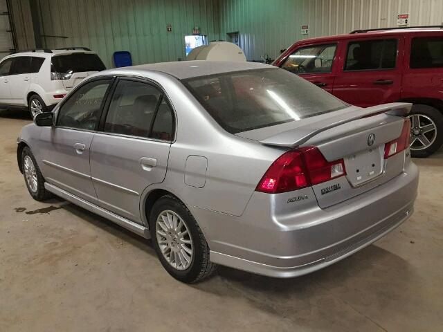 2HHES36863H005151 - 2003 ACURA 1.7EL PREM SILVER photo 3