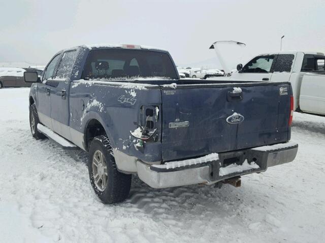 1FTPW14V96KC57213 - 2006 FORD F150 SUPER BLUE photo 3