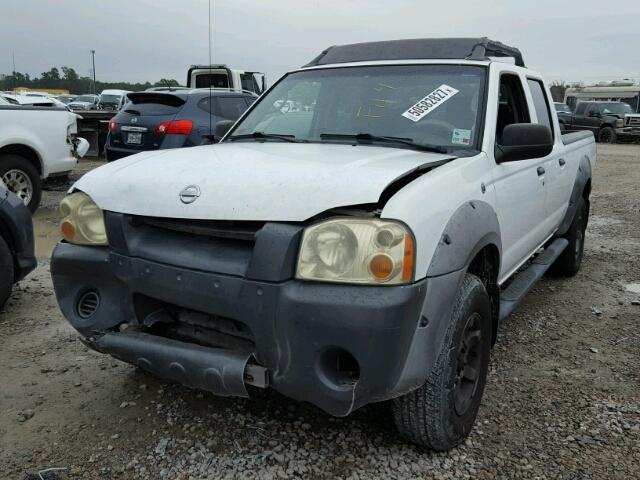 1N6ED29X72C379907 - 2002 NISSAN FRONTIER C WHITE photo 2