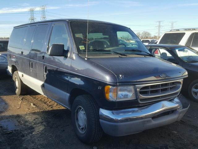 1FMRE11L4YHB21159 - 2000 FORD ECONOLINE BLUE photo 1