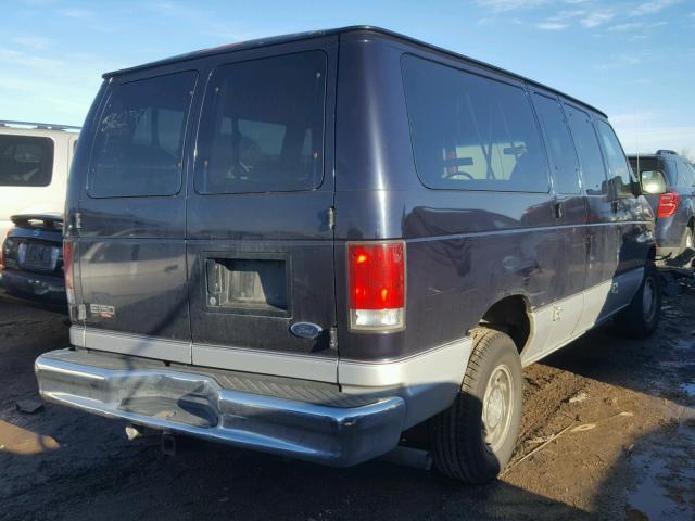 1FMRE11L4YHB21159 - 2000 FORD ECONOLINE BLUE photo 4